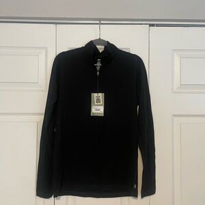 NWT Men’s Merino 185 Long-Sleeve Half-Zip Base Layer Top Size Small